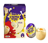 Cadbury Dairy Milk Chocolate Easter Egg Easter Egg Hunt Special Collection Gifts School Buttons Caramel White Chocolate Dark (195g, Creme Egg White)