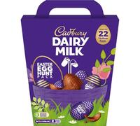 Cadbury Dairy Milk Chocolate Easter Egg Hunt Pack, Includes Approximately 22 Hollow Eggs, 317 g (Pack of 1)