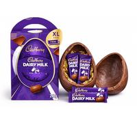 Cadbury Dairy Milk Chocolate Extra Large Easter Egg With 2 Classic Dairy Milk Bar Perfect For Easter Egg Hunt Great Gift For Kids & Adults