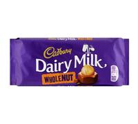 Cadbury Dairy Milk Chocolate Whole Nut Bar (120g)