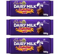 Cadbury Dairy Milk Crunchie Bits Chocolate Bar 180g x 3