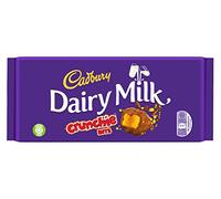 Cadbury Dairy Milk Crunchie Chocolate Bar, 200g (Pack of 16)