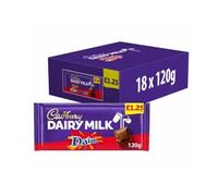 Cadbury Dairy Milk Daim 120g x 18 Bars