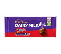 Cadbury Dairy Milk Daim Chocolate Bar, Almond Caramel Crunch, 120 g (Pack of 18)