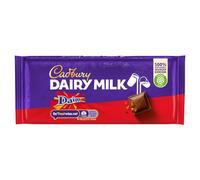Cadbury Dairy Milk Daim Chocolate Bar, Almond Caramel Crunch, 120 g (Pack of 18)