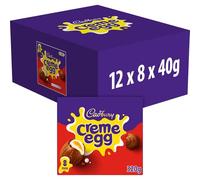 Cadbury Dairy Milk Easter Egg Creme Egg (8 Pack), 320g - box of 12