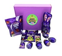 Cadbury Dairy Milk Easter Gift Box with Chocolate Bunny, Mini Eggs, Buttons and Freddo Treats - By Stevie's Gifts