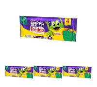 Cadbury Dairy Milk Freddo Caramel Chocolate Bar, Bitesize Treats, 4 x 78 g Bars (Pack of 4)