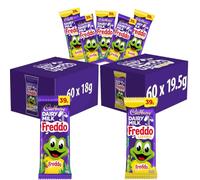 Cadbury Dairy Milk Freddo Chocolate Bar 18g & Freddo Caramel Chocolate Bar 19.5g PMP - Choose Your Favourite Chocolate & Number of Bars