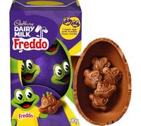 Cadbury Dairy Milk Freddo Chocolate Easter Egg, Includes 1 Small Egg with Freddo Faces, Gift for Easter, 90 g (Pack of 1)