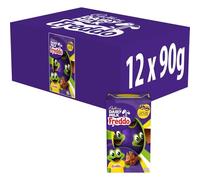 Cadbury Dairy Milk Freddo Chocolate Easter Egg with Freddo Faces Inside, 90g Easter Gift (Product Of UK) With 5 Unit Magic Pop Candy 27.5g Free From DECADENT