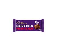Cadbury Dairy Milk Fruit & Nut 110g (Pack of 2)