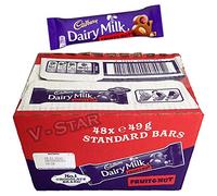 CADBURY DAIRY MILK Fruit & NUT 49g X 48 Bars Chocolates | Full Box - 18.01.2020