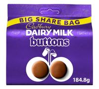 Cadbury Dairy Milk Giant Buttons Chocolate Big Share Bag 1848 g Pack of 1