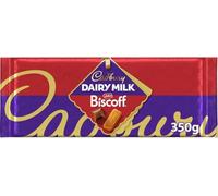 Cadbury Dairy Milk Lotus Biscoff Chocolate Bar, The Classic Creamy Taste with Caramelised Biscuit Pieces, Perfect for Sharing, 350 g (Pack of 1)