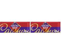 Cadbury Dairy Milk Lotus Biscoff Chocolate Bar, The Classic Creamy Taste with Caramelised Biscuit Pieces, Perfect for Sharing, 350 g (Pack of 2)