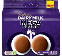 Cadbury Dairy Milk Mega Buttons, Giant Chocolate Buttons For Sharing, 192 g (Pack of 1)
