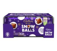 Cadbury Dairy Milk Mini Snowballs Chocolate Bar, 110g (Pack of 20 Bars)