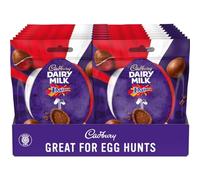 Cadbury Dairy Milk Miniature Daim Chocolate Easter Egg Bag, 77g (Pack of 18 Bags)