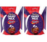 Cadbury Dairy Milk Miniature Daim Chocolate Easter Egg Bag, Perfect for Easter Egg Hunts, 77 g (Pack of 2)