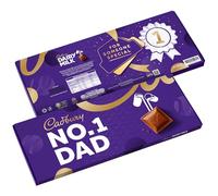 Cadbury Dairy Milk No.1 Dad Gift Chocolate Bar Extra-Large 850g