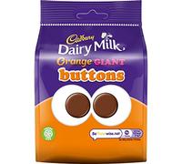 Cadbury Dairy Milk Orange Giant Buttons Chocolate Bag, 95 g