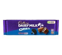 Cadbury Dairy Milk Oreo Chocolate Bar, with Creamy & Crunchy Oreo Pieces, 300 g (Pack of 1)
