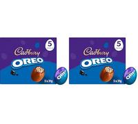 Cadbury Dairy Milk Oreo Filled Chocolate Egg, Filled with Crunchy Biscuit Pieces & Oreo Crème, Multipack of 10 x 31 g (Pack of 1)