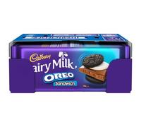 Cadbury Dairy Milk OREO Sandwich Chocolate Bar, With OREO Biscuit Pieces, 96g (Pack of 15)