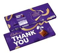 Cadbury Dairy Milk Thank You Gift Chocolate Bar Extra-Large 850g