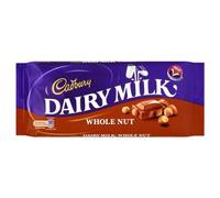 Cadbury Dairy Milk Whole Nut 120g (Pack of 13)