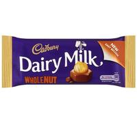 Cadbury Dairy Milk Whole Nut Chocolate (Pack of 24)