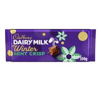 Cadbury Dairy Milk Winter Mint Crisp Edition Bar, 350 g (Pack of 1)