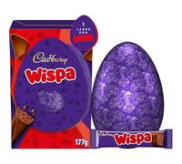 Cadbury Dairy Milk Wispa Chocolate Easter Egg, Includes 1 Large Chocolate Shell and 1 Wispa Bar, Gift for Easter, 177 g (Pack of 1)