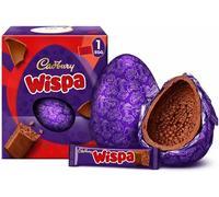 Cadbury Dairy Milk Wispa Chocolate Easter Egg, Includes 1 Large Egg and 1 Chocolate Wispa Bar Perfect For Easter Egg Hunt Great Gift For Kids & Adults