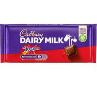 Cadbury Dairy Milk With Daim Chocolate Bar, Milk Chocolate With Crunchy Almond Caramel Pieces, 120 g (Pack of 1)