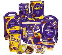Cadbury Deluxe Easter Egg Chocolate Gift Hamper, By Cadbury Gifts Direct - Mini Eggs, Creme Eggs, Twirl, Flake, Dairy Milk Eggs
