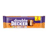 Cadbury Double Decker Chocolate, Crispy Cereal and Chewy Nougat Bars, 37.3 g (Pack of 7)