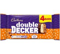 Cadbury Double Decker Chocolate Bar Multipack, 4 x 43.7 g (Pack of 1) | Layers of Nougat & Crispy Cereal, For Sharing, Delicious Treat, Ideal for Any Occasion