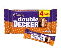 Cadbury Double Decker Chocolate Bar Multipack 4x43.7g 174.8g
