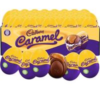 Cadbury Easter Caramel Creme Egg Milk Chocolate Filled With Creamy Filling (Pack of 50) Chocolate, Cadburys Creme Eggs Caramel Eggs & White Creme Egg - Easter Egg Hunt, Kids Easter Eggs