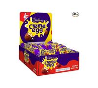 Cadbury Easter Creme Egg (Pack of 48) Milk Chocolate Filled With Creamy Filling
