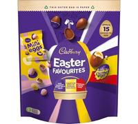 Cadbury Easter Favourites, Mini Dairy Milk Chocolate Eggs, Treatsize Mini Egg Bags and Creme Eggs, 335 g (Pack of 1)