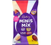 Cadbury Minis Mix Chocolate Easter Egg Bag, Including Dairy Milk, White Hazelnut Crème, Daim and Crème Eggs, 238 g (Pack of 1)