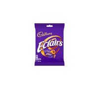 Cadbury Eclairs Chocolate Bag, Caramels with Milk Chocolate Centres, Delicious Chewy Treats, 130 g (Pack of 12)