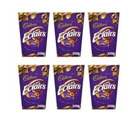 Cadbury Eclairs, OFFICIAL, Milk Chocolate-Centred Caramel Sweets in Carton Boxes for Celebratory or Festive Sharing, 6 x 350 g