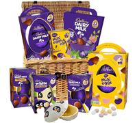 Cadbury Family Celebration Easter Chocolate Basket - Mini Eggs, White Chocolate buttons, Caramel Nibbles, Dairy Milk Eggs, Cadbury Easter Egg Hunt pack