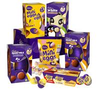 Cadbury Family Easter Egg Chocolate Gift Box - Assortment of Easter Eggs, Mini Eggs and Cadbury Creme Eggs. By Cadbury Gifts Direct