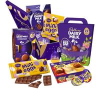 Cadbury Family Easter Egg Hunt Chocolate Hamper with Creme Egg, White Creme Egg, Mini eggs, Dairy Milk Eggs and more