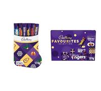 Cadbury Festive Chocolate Selection Box Bundle, Includes Favourites & Festive Stocking Selection Boxes